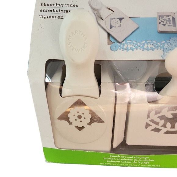 Martha Stewart Border Punches Blooming Vines Punch Around The Page Large Set of2 - Picture 3 of 8